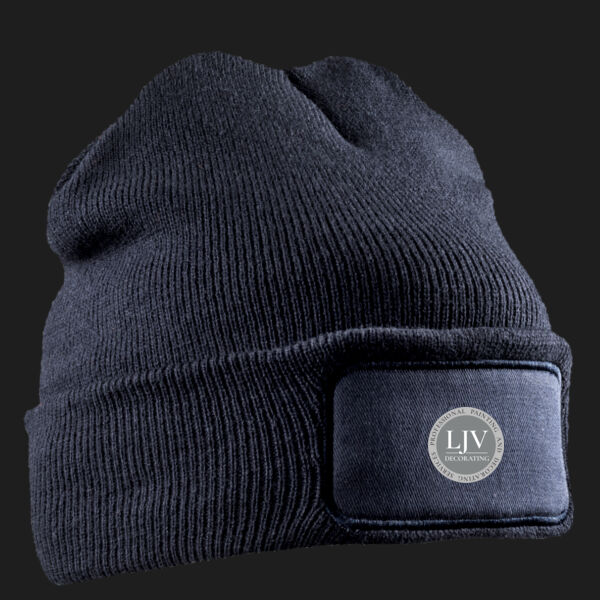 Printed LJV Decorating Left Chest - Double Knit Printers Beanie Thumbnail