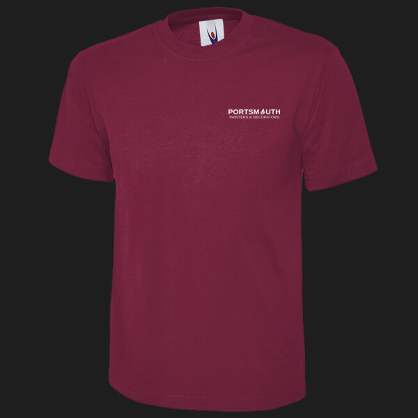 Printed Portsmouth Painters and Decorators Left Chest - Olympic T-shirt Thumbnail