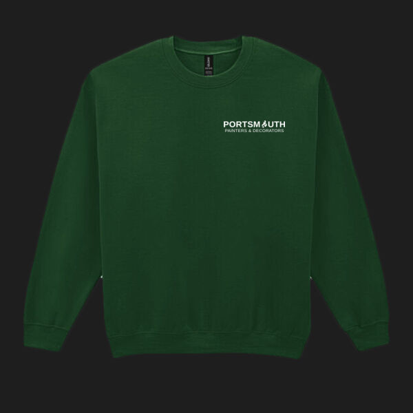 Printed Portsmouth Painters and Decorators Left Chest - Heavy Blend™ Adult Crewneck Sweatshirt Thumbnail