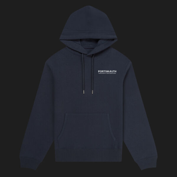 Printed Portsmouth Painters and Decorators Left Chest - Organic Hoodie Thumbnail