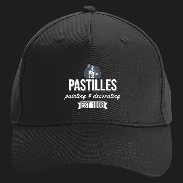 Printed Pastilles Painting And Decorating Left Chest - Organic Cotton 5 Panel Cap Thumbnail