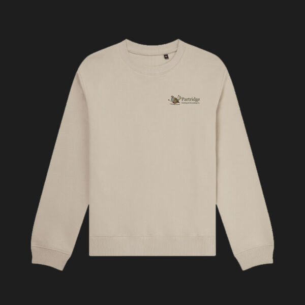 Printed Partridge Painting & Decorating Co Left Chest - Organic Sweatshirt Thumbnail