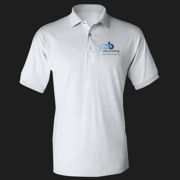 Printed PAB Decorating Left Chest - DryBlend® Adult Jersey Polo Thumbnail