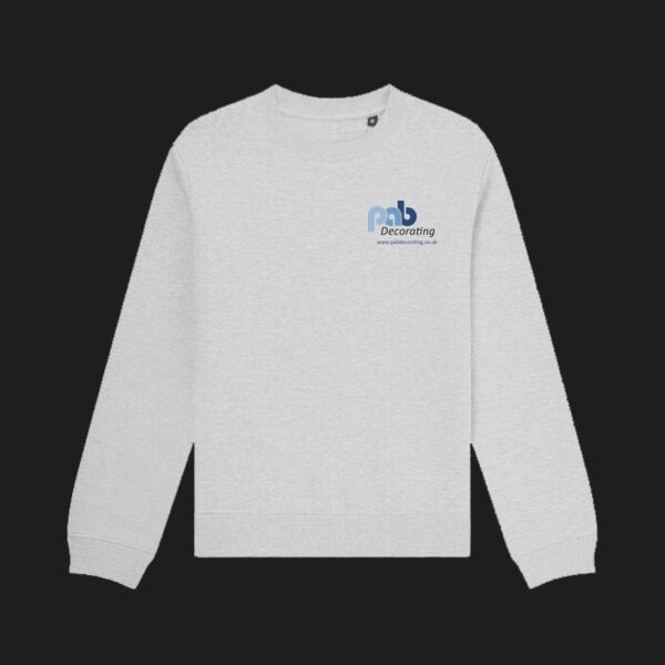 Printed PAB Decorating Left Chest - Organic Sweatshirt Thumbnail