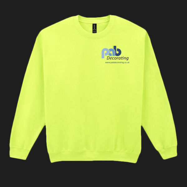 Printed PAB Decorating Left Chest - Heavy Blend™ Adult Crewneck Sweatshirt Thumbnail