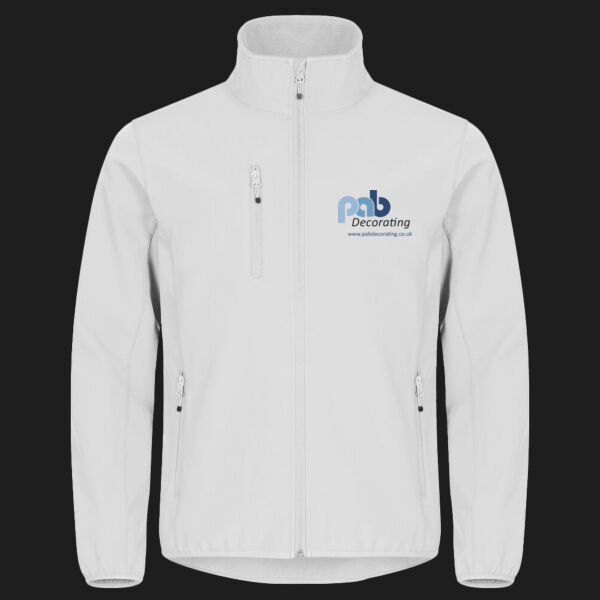 Printed PAB Decorating Left Chest - Classic Softshell Jacket Thumbnail