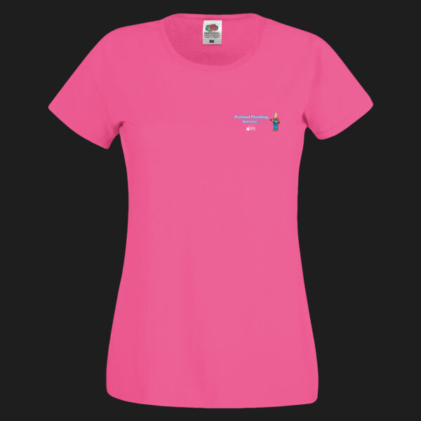 Printed Pentland Plumbing Services Left Chest - Ladies' Original T Thumbnail