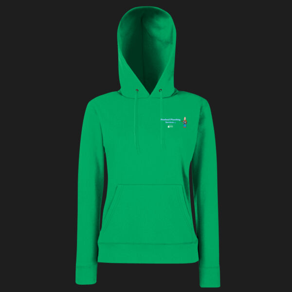 Printed Pentland Plumbing Services Left Chest - Ladies' Classic Hooded Sweat Thumbnail