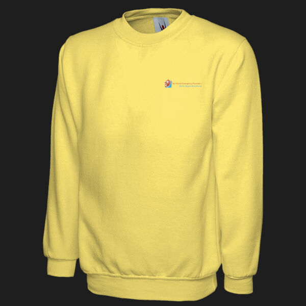 Printed Tec Plumb Emergency Plumber Brockhurst Left Chest - Classic Sweatshirt Thumbnail