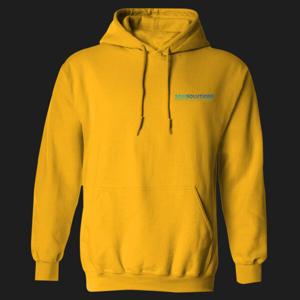 Printed Sani Solutions Left Chest - Heavy Blend™ Adult Hooded Sweatshirt Thumbnail