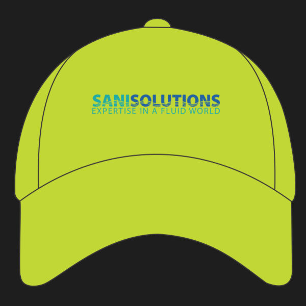 Printed Sani Solutions Left Chest - Houston 5-Panel Printers Cap Thumbnail